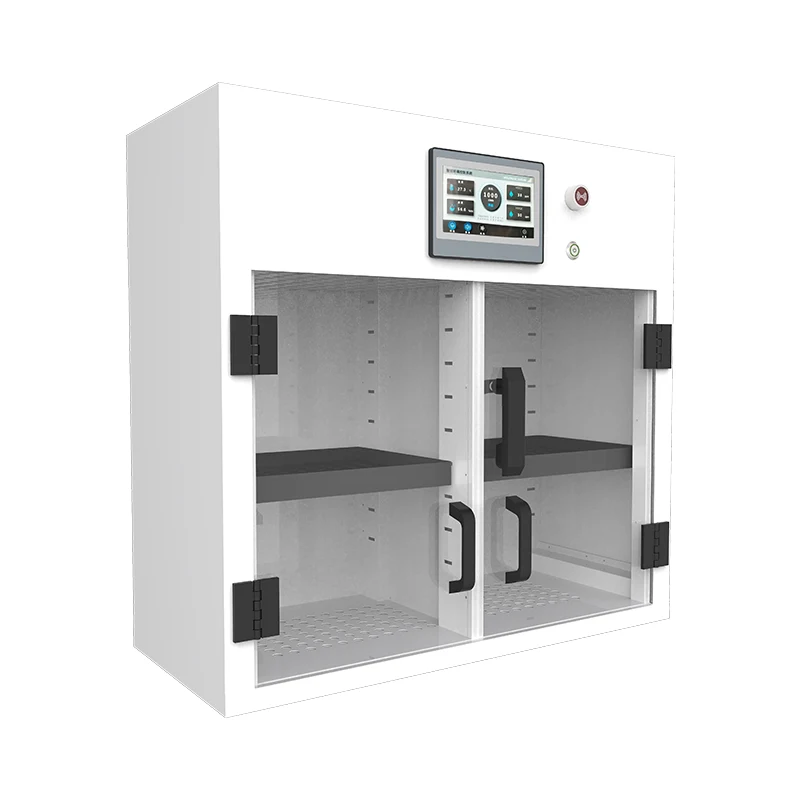 Selvrensende medisinoppbevaring i stålskap