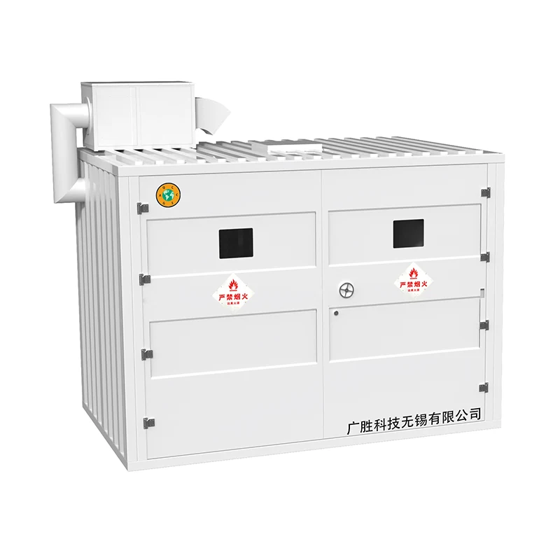 Hylle-type utendørs eksplosjonssikker lagerbeholderlager